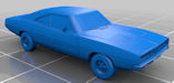 Download the .stl file and 3D Print your own 69 Charger N scale model for your model train set.