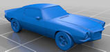 Download the .stl file and 3D Print your own 79 Camaro N scale model for your model train set.
