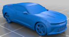 Download the .stl file and 3D Print your own Bumblebee Camaro N scale model for your model train set.