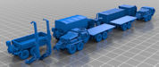 Download the .stl file and 3D Print your own Dragon Wagons N scale model for your model train set.