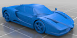 Download the .stl file and 3D Print your own Enzo Ferrari N scale model for your model train set.
