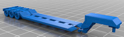 Download the .stl file and 3D Print your own Lowboy N scale model for your model train set.