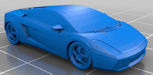 Download the .stl file and 3D Print your own Lamborghini Murciélago N scale model for your model train set.