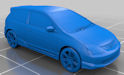 Download the .stl file and 3D Print your own Civic Hatchback N scale model for your model train set.