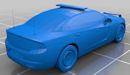 Download the .stl file and 3D Print your own Cop Car N scale model for your model train set.