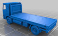 Download the .stl file and 3D Print your own Flat Bed N scale model for your model train set.