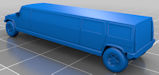 Download the .stl file and 3D Print your own Hummer Limo N scale model for your model train set.