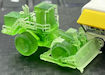 Download the .stl file and 3D Print your own Wheeled Dozer N scale model for your model train set.