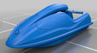 Download the .stl file and 3D Print your own Jetski N scale model for your model train set.
