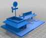 Download the .stl file and 3D Print your own Diner N scale model for your model train set.