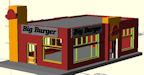 Download the .stl file and 3D Print your own Big Burger N scale model for your model train set.