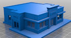Download the .stl file and 3D Print your own Chill & Grill N scale model for your model train set.