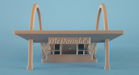Download the .stl file and 3D Print your own 1950's McDonalds N scale model for your model train set.