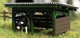 Download the .stl file and 3D Print your own Cow Shelter N scale model for your model train set from www.krafttrains.com.