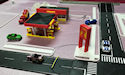 Download the .stl file and 3D Print your own Gas Station N scale model for your model train set.