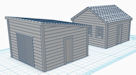 Download the .stl file and 3D Print your own 16' x 16' Sheds N scale model for your model train set from www.krafttrains.com.