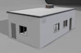 Download the .stl file and 3D Print your own Small Industry Office N scale model for your model train set from www.krafttrains.com.