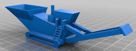 Download the .stl file and 3D Print your own Rock Crusher N scale model for your model train set from www.krafttrains.com.