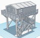 Download the .stl file and 3D Print your own Elevated Shed N scale model for your model train set from www.krafttrains.com.