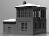 Download the .stl file and 3D Print your own Switching Tower N scale model for your model train set from www.krafttrains.com.