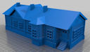 Download the .stl file and 3D Print your own Train Station N scale model for your model train set from www.krafttrains.com.