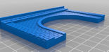 Download the .stl file and 3D Print your own Double Tunnel Entrance N scale model for your model train set from www.krafttrains.com.