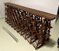 Download the .stl file and 3D Print your own Train Trestle Bridge N scale model for your model train set from www.krafttrains.com.