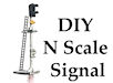 Download the .stl file and 3D Print your own Train Signal N scale model for your model train set. 