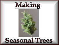 Making Handmade Seasonal Trees adds an extra scenic dimension to any model railroad. They aesthetically enhance landscapes with their colour and texture, helping scenery to appear more well balanced and natural. I would personally recommend to all model railroaders to apply this type of terrain to their models in order to get the fullest level of visual pleasure.