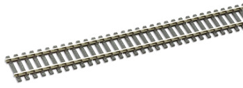SL-100 Flexible Track, Wooden Sleeper Item # SL-100. If you wish to mix wheel standards on your 00/H0 layout, this is the trackage to choose. Code 100 rail allows flange depths up to 1.6mm which means that both vintage and current stock will run happily together.The wide range of turnouts and crossings in this series includes every type, and the geometry of this range has been cleverly designed to make it easy to build convenient, complex and aesthetically pleasing formations. Layout plans suggestions can be found in our publications ‘Track Plans for Layouts to Suit all Locations’ (Ref PM-202), ‘60 Plans for Small Railways’ (Ref no PB-3), and ‘Track Plans for Various Locations’ (Ref no PB-66).
Technical Specification:
Length: 914mm.