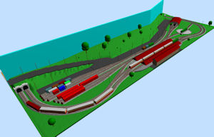 Image of model railroad layouts designed with Scarm Simple Computer Aided Railway Modeller. Download the software for easy and precise design of model train layouts and railroading track plans with SCARM (Simple Computer Aided Railway Modeller).
With SCARM (Simple Computer Aided Railway Modeller) Download the Software you can easily create the layout of your dreams. Just download the setup package, install it and start editing your first track plan.