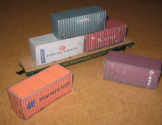 Build your own free 3D N scale 20ft Shipping containers display for you N scale model train set. Gust download the free 3D printable 20ft Shipping container PDF File, print out the 20ft Shipping containers and fold. Then place your very own 20ft Shipping container on you N scale model train set layout.