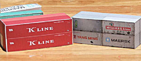 Build your own free 3D HO scale Stack Shipping Containers 8 in 1 display for you HO scale model train set. Gust download the free 3D printable 20ft Stack Shipping container PDF File, print out the Stack Shipping Containers 8 in 1 and fold. Then place your very own Stack Shipping container on you HO scale model train set layout.
