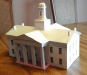 Make your own free 3D printable HO scale model Small Town City Hall for your HO scale model railroading train set adventure. Download your free 3D paper model Small Town City Hall for your HO scale model train set. All you need to do is print your 3D printable paper Small Town City Hall model then cut your model out fold, glue and place your 3D paper model on your model railroad.