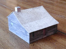 Build Your Own Free Printable Cabin In The Woods (HO Scale)