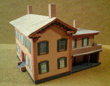 Build Your Own Free Printable Country Style Home (HO Scale)