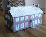 Free Printable ho scale model Large Family Home by www.KraftTrains.com . For your ho scale model train set. Build your own large house for your model railroad train sets in ho scale. Print cut out and make your model train set homes for your ho scale train set.