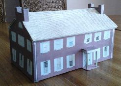 Build Your Own Free Printable Large Family Home (HO Scale)