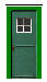 Make your own printable N scale model train set green door for your N scale model railroading train set experience. Download your free model train set green door for your N scale model train set.