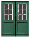 Make your own printable N scale model train set green double doors for your N scale model railroading train set experience. Download your free model train set green double doors for your N scale model train set.