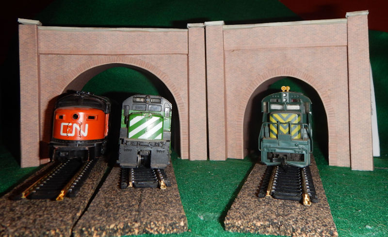 Make your own printable N scale model train set Brown Stone tunnel portals for your N scale model railroading train set experience. Download your free model train set Brown Stone tunnel portals for your N scale model train set.