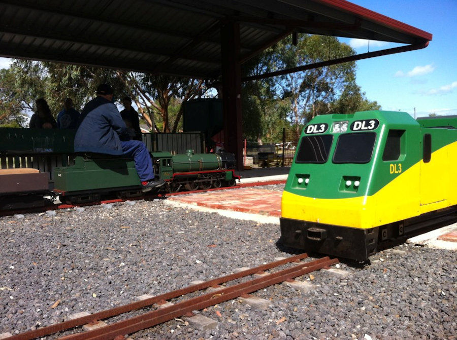 The Altona Miniature Railway (AMR) is a hobby club run by members that provide miniature train rides on scaled steam and diesel engines (5″ and 7 1/4″ gauge), over our 1.5 km length track in Altona Australia. Membership with Altona Miniature Railway is available to anyone who is interested in trains, scale model railroading, engineering, gardening or being involved in the local community. Altona Miniature Railway is a family friendly club that welcomes new members and their families. 