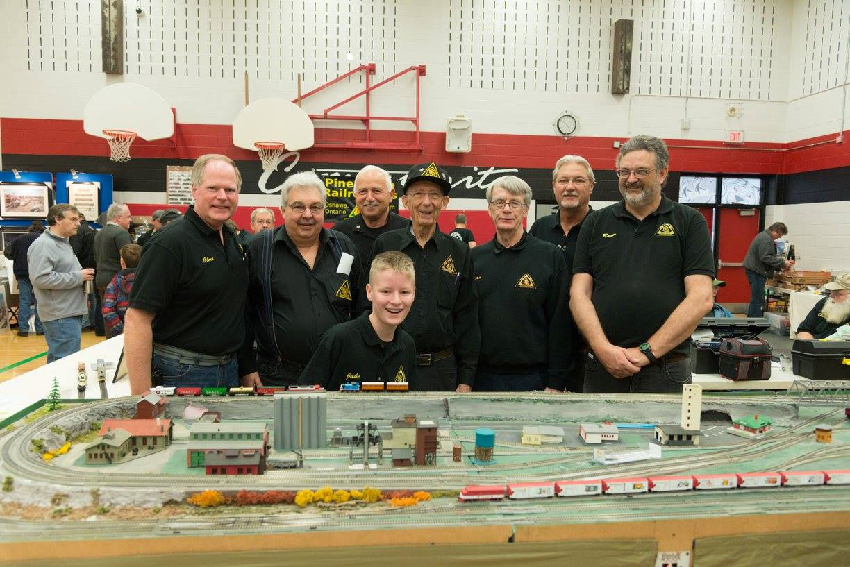Detailed HO scale layout created by the Oshawa Pine Ridge Model Railroaders Club