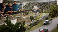 Miniatur Wunderland, Hamburg Germany the largest model railroad in the world and one of Germany's most successful leisure tourist attractions in Hamburg Germany.