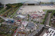 Miniatur Wunderland, Hamburg Germany the largest model railroad in the world and one of Germany's most successful leisure tourist attractions in Hamburg Germany.
