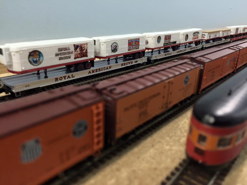 Welcome to the Los Angeles N-Scale Association, operators of East Valley Lines Model Railroad club located since 1979 in the Travel Town Museum at Griffith Los Angeles, California. View pitchers of the East Valley Lines N Scale Model Railroad club and see what they have done to their N scale layout. They operate one of the largest N-Scale layouts in the world. This is just a brief trip on the East Valley Lines' trackage. As you observe closely, there are lots of details to enjoy. This is truly a labor of love, involving countless hours, money and the talents of the many N-Scale modelers dedicated to the memory of great railroads. Brought to you to by www.krafttrains.com