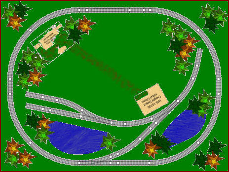 See all the 4x3 HO scale model train sets layouts krafttrains.com can offer you. Build your dream 4x3 HO scale model railroad that you always you wanted. So start with KraftTrains.com and see how to start building your own 4x3 HO scale train set layout 7
