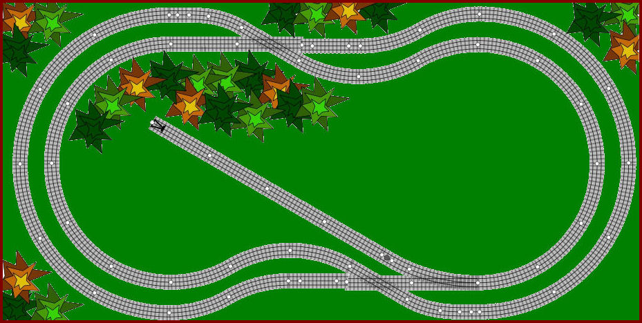 4x8 o gauge track layouts